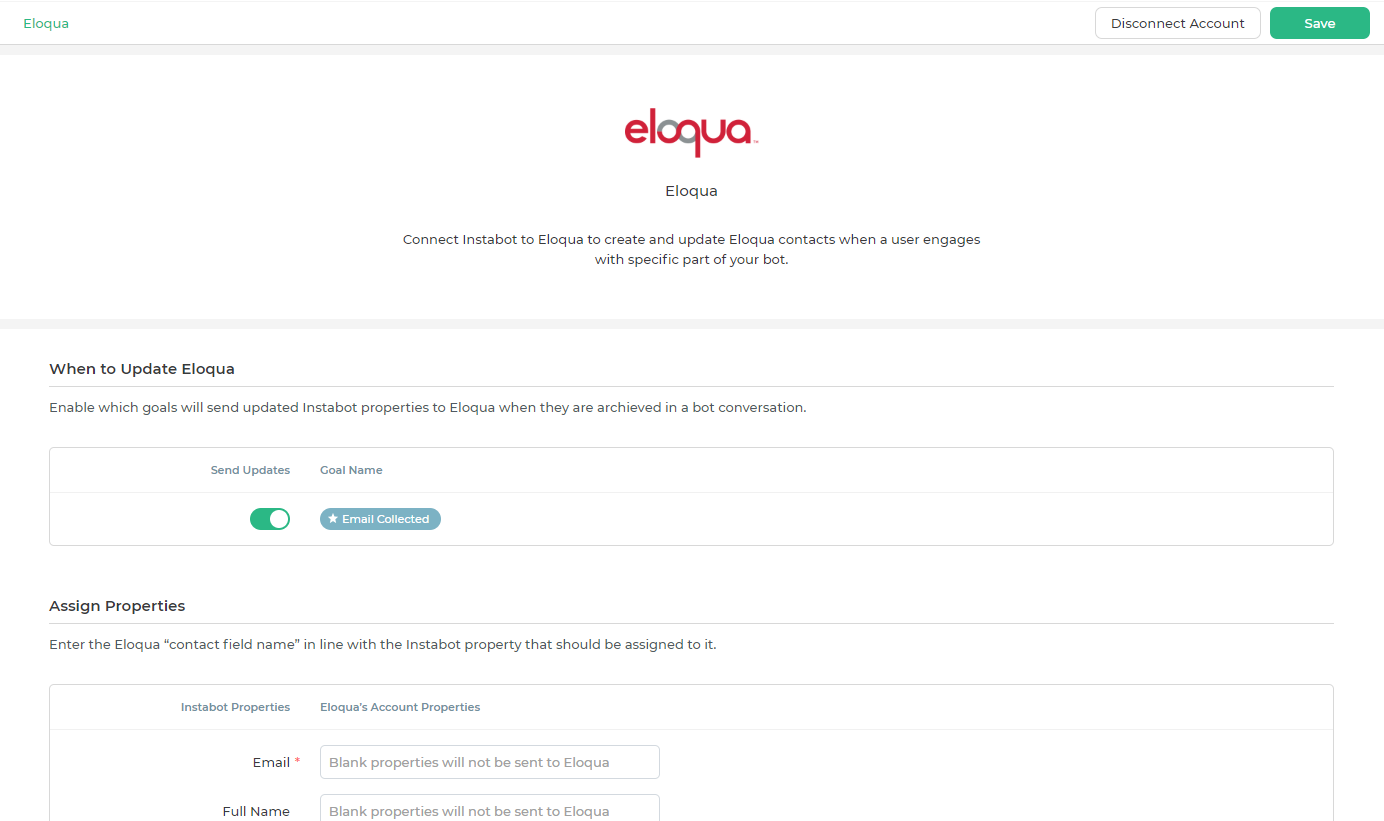 Connect Instabot With Your Oracle Eloqua Or Salesforce Crm To Sync Your Leads Automatically Instabot Support